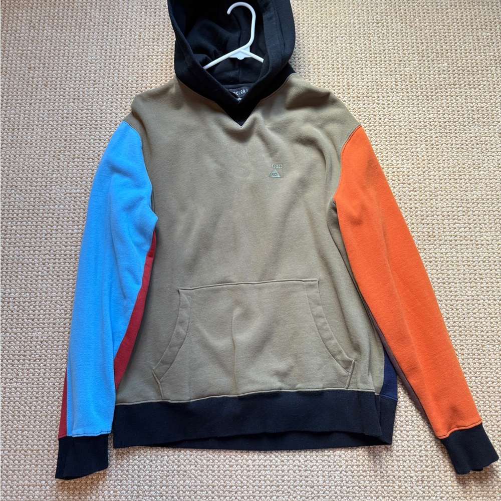 Poler Multicolor Hoodie with Black, Blue, and Orange